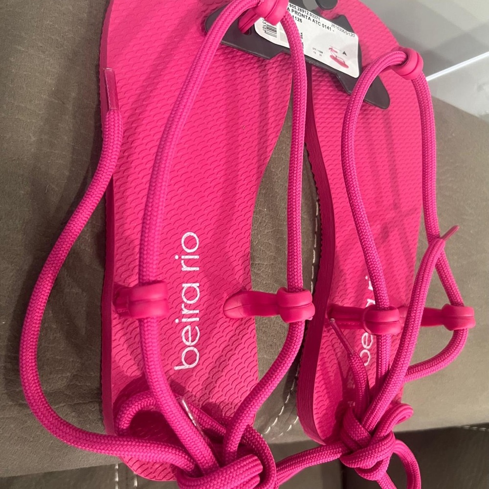 Pink‎ Women's Rope Sandals - Picture 3 of 4